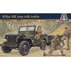 WILLYS MB JEEP WITH TRAILER