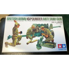 BRITISH ARMY 6 POUNDER ANTI TANK GUN