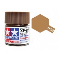 Tamiya Acrylic Matt XF92 YELLOW-BROWN (DAK 1941) 10ml