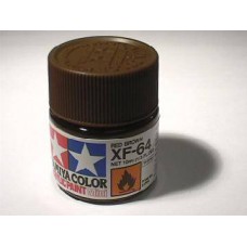 Tamiya Acrylic Matt XF64 Red Brown 10ml